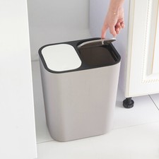 Silver Sparkle Glitter Waste Bathroom Rubbish Paper Dust Trash Bin Home Plastic For Sale Online Ebay