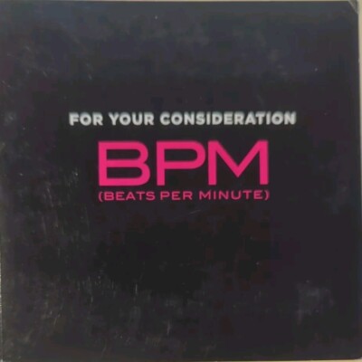 BPM: BEATS PER MINUTE FYC DVD Awards Consideration Promo Screener VG free shpg