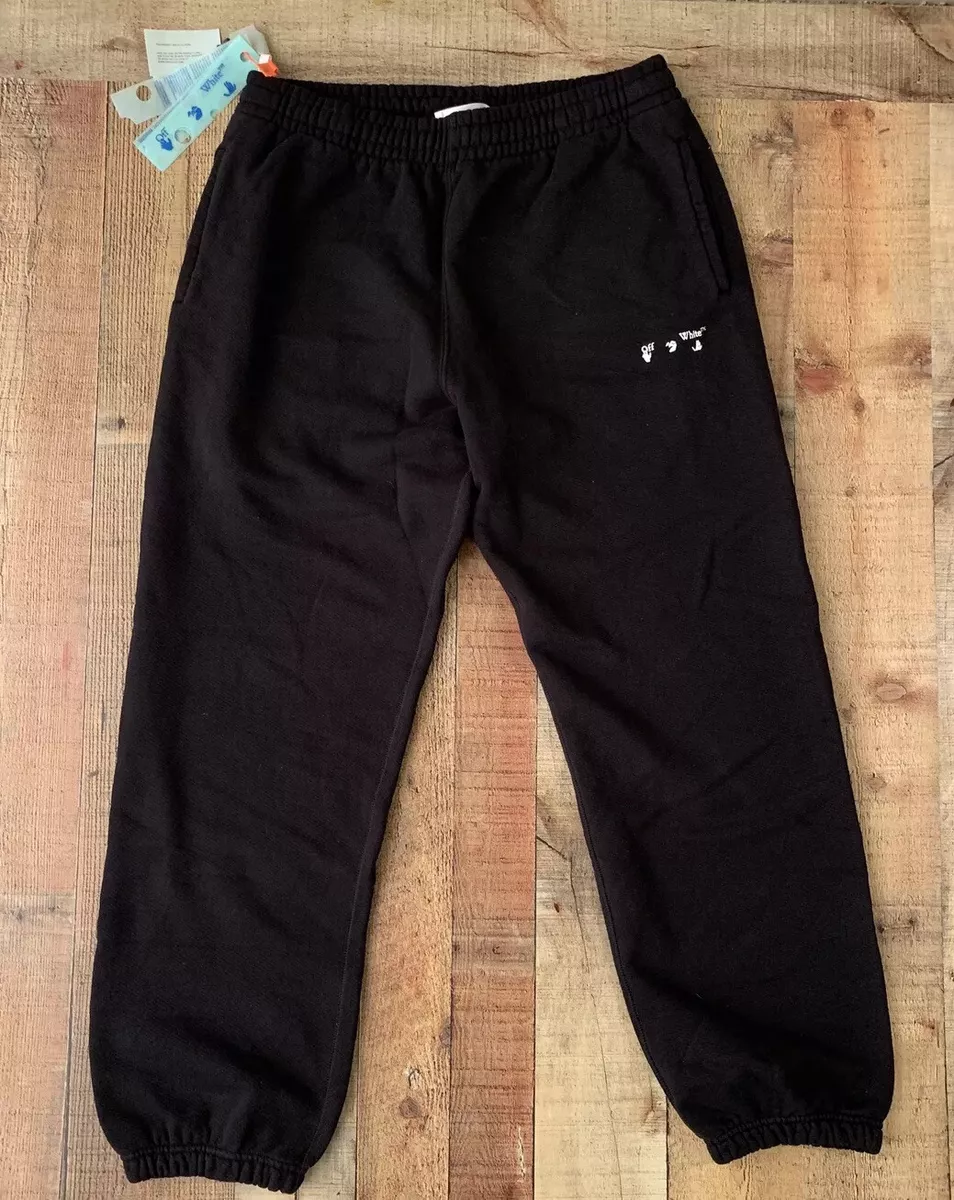 Authentic OFF WHITE Diagonal OW Logo Short-leg Sweatpants Size XL NWT Sold Out
