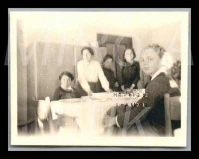 Foto, WK2, BDM-Maiden in Österr., Maiden am Mittagstisch, Mittendorf 1939; L145L