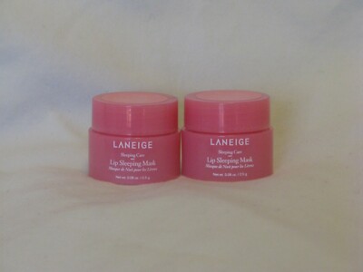 Laneige Special Care 'Lip Sleeping Mask' All Skin Types 2x Travel Sz NEW