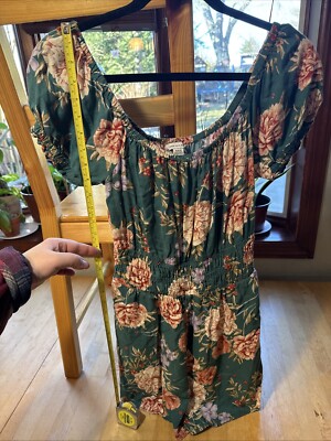 American Eagle Size Small Girls Jumpsuit Floral