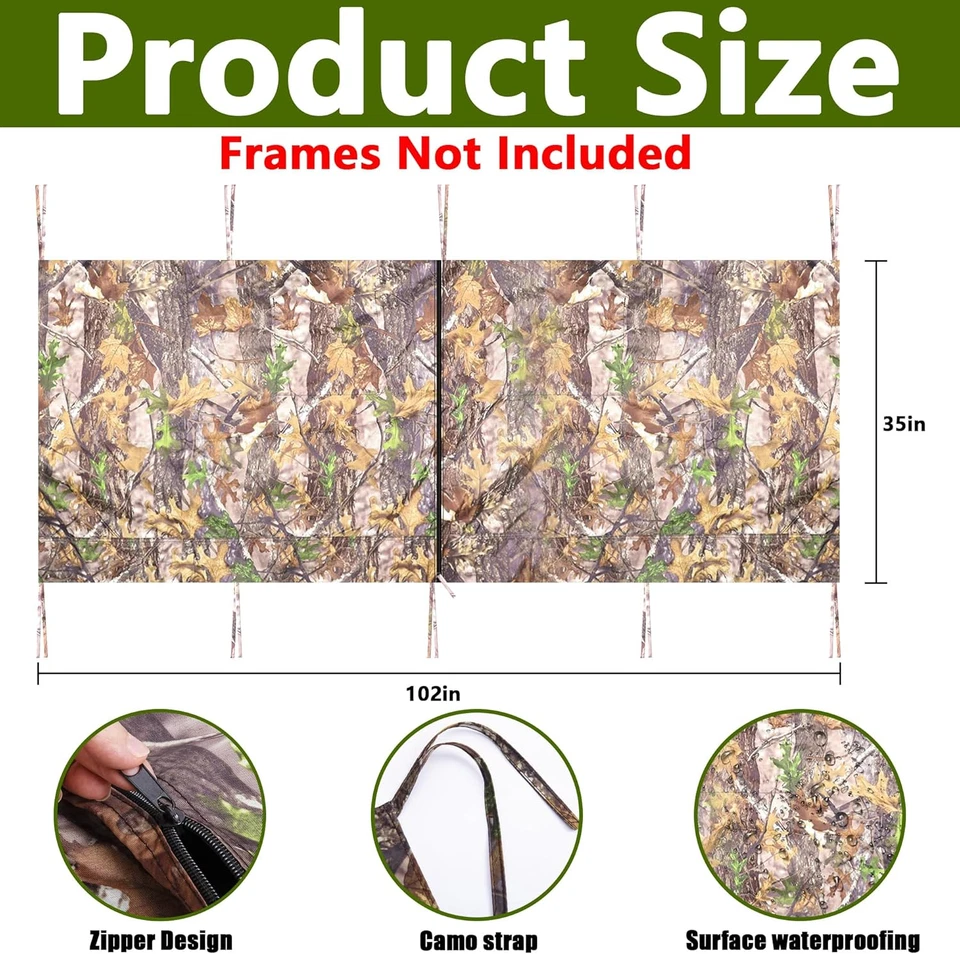 Hunting Tree Stand Blinds- Treestand Camo Blind Cover- Hunting - Image 3 of 4