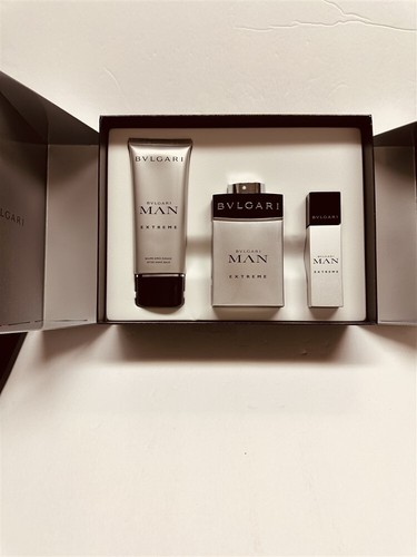 Bvlgari Man Extreme 3pc Set 3.4 oz Eau de Toilette Spray for Men, As Imaged - Picture 6 of 11