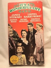 It's A Wonderful Life VHS Video Tape Movie 1987 Original Uncut Classic