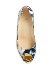 100% AUTH NEW WOMEN LOUBOUTIN NEW VERY PRIVE 120 COLLAGE PATENT HEEL/PUMP US 8.5 — photo 4