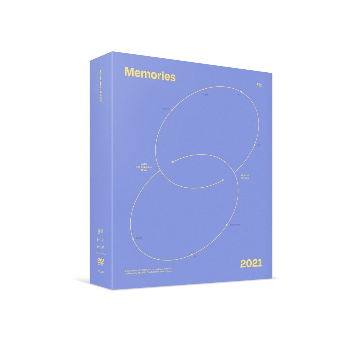 BTS  memories  2021  DVD トレカ付き フルセット Amazon.com: Dreamus BTS - Memories of 2021 (DVD) : Movies & TV