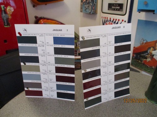 PAINT COLOR REFERENCE SAMPLE PAINT CHIPS JAGUAR GLASURIT GERMANY - Picture 6 of 9