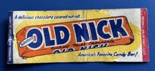 Matchbook Cover - Old Nick Candy Bar Full Length