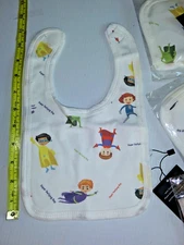 12 Baby Bibs Cotton Knit 12 Bibs Lot Bundle Day Care Nursery