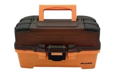 Plano Tackle Box Fishing Orange Flip Up
