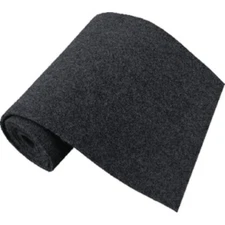 Seachoice 12 Inch x 100ft Black Bunk Carpeting for Boat Trailers