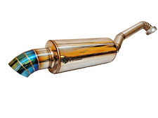 Axle Back Exhaust 2 Blue Turn Down Tip Fd Custom Honda Jazzfit Gk 2014-2021 Axle Back Exhaust 2 Blue Turn Down Tip Fd Custom Honda Jazzfit Gk 2014-2021
