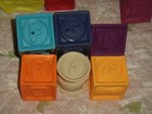 Alphabet Letters & Numbers BATTAT Sensory Toy Blocks 23 Fine Fun Colorful Rubber — photo 5