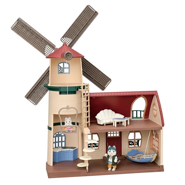 シルバニアファミリー WINDMILL丘の上の風車　 海外購入品 EPOCH Sylvanian Families Windmill of Happiness on the Hill