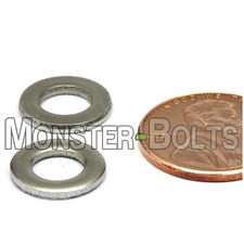 M6 / 6mm Stainless Steel Flat Washer, Metric DIN 125A Grade 18-8 / A2