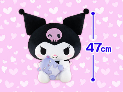 Sanrio Kuromi Baku Cuddle Super BIG 47cm DX Plush Doll Furyu (100