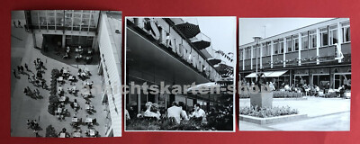 3 x DDR Großformat Foto von Erich Fritzsch DRESDEN Café espresso  ( F19916