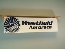 Westfield Aerorace Banner Sportwagen Rennbahn Tag Werkstatt Garage Wand Display