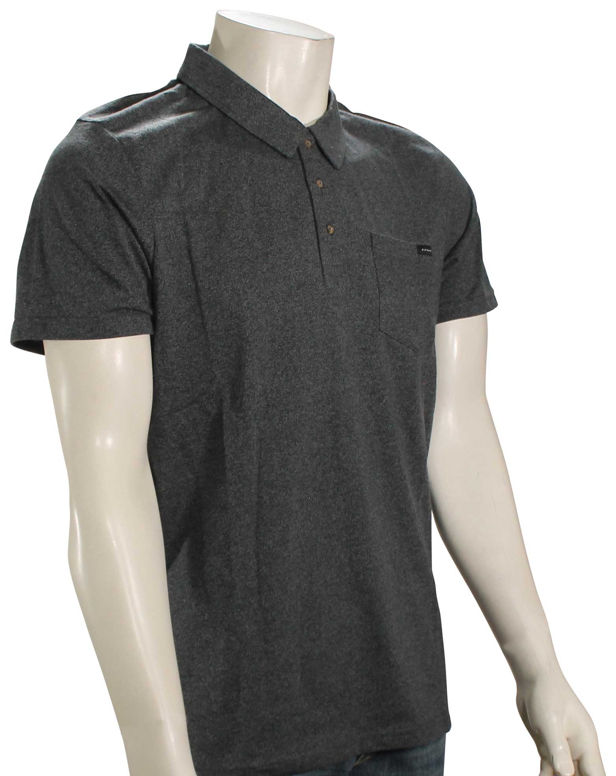 Поло Rip Curl Too Easy классический черный марль новинка 6890₽