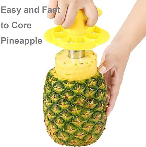Easy Kitchen Tool Stainless Steel Fruit Pineapple Peeler Corer Slicer Cutter - Picture 2 of 6