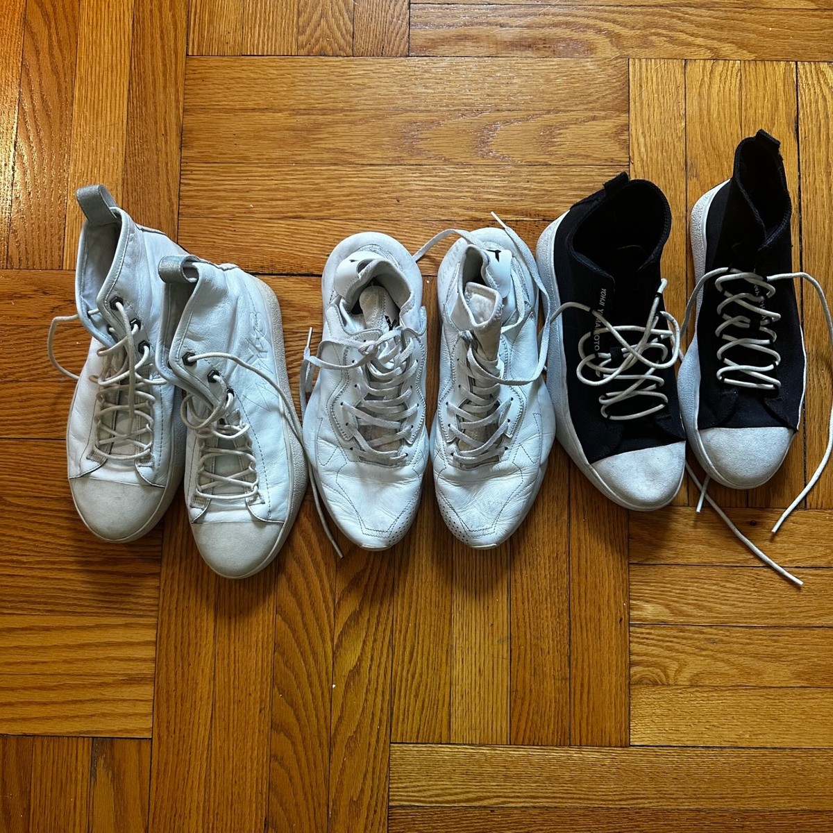 Adidas y-3 yohji yamamoto shoes lot of three, is size