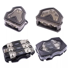 2-Way/3-Way Power Ground Distribution Block ANL Fuse Holder 0 Gauge in 4 Ga Out
