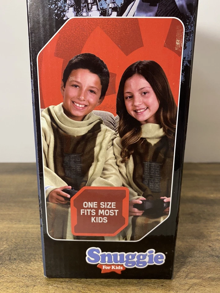 Star Wars NIÑOS YODA CÓMODO MANTA NUEVA CON MANGAS suave polar MANOS LIBRES Foto 4 de 4