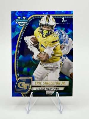 2024 Bowman U Chrome Sapphire #71 Eric Singleton Jr. Georgia Tech