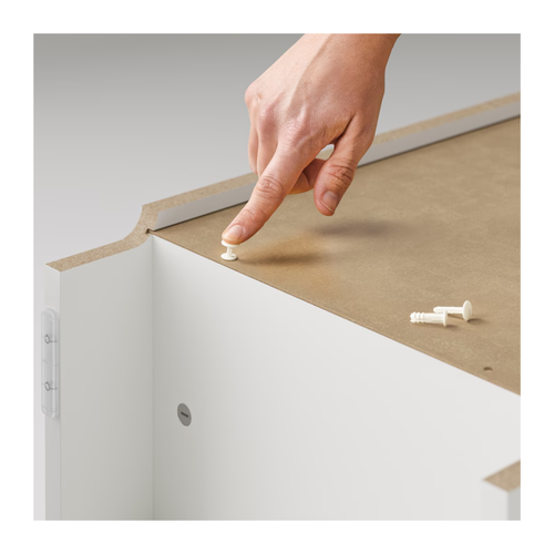IKEA BILLY 6 Shelf Bookcase, White , 15 3/4" x 11" x 79 1/2" - Picture 3 of 4