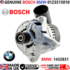 GENUINE BOSCH Alternator For 1996-1999 BMW 5 7 8 Series E31 E38 E39, 0123515010
