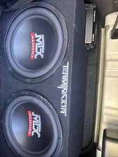 MTX TNP212D2 Terminator Dual 12 inch 400W RMS Subwoofer