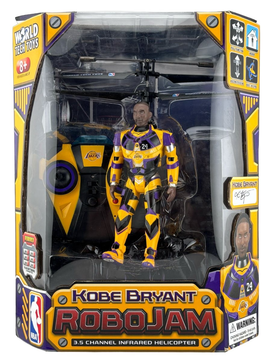 Kobe Bryant NBA RoboJam 3.5 Channel Infrared Helicopter Figure