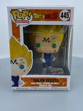 Funko POP! Animation Anime Dragon Ball Z DBZ Majin Vegeta #445 DAMAGED BOX