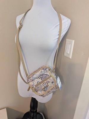 Multisac Mini Crossbody Floral Handbag w/Compartments New w/Tags