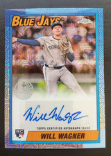 2025 Topps Chrome Will Wagner 1990 Design Mojo RC Auto #90CA2-WW  Blue Jays