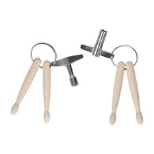 Mini Drumstick Keychain Compact Percussion Maintenance Tool for Music Lovers