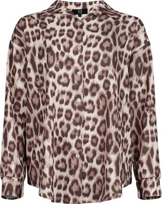 RED by EMP Damen multicolor Bluse mit Leopardmuster