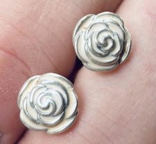 Genuine Pandora 925 ALE Rose Studs Earrings