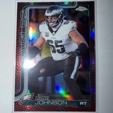 2025 Topps Chrome Lane Johnson #246 Football 🏈 Print