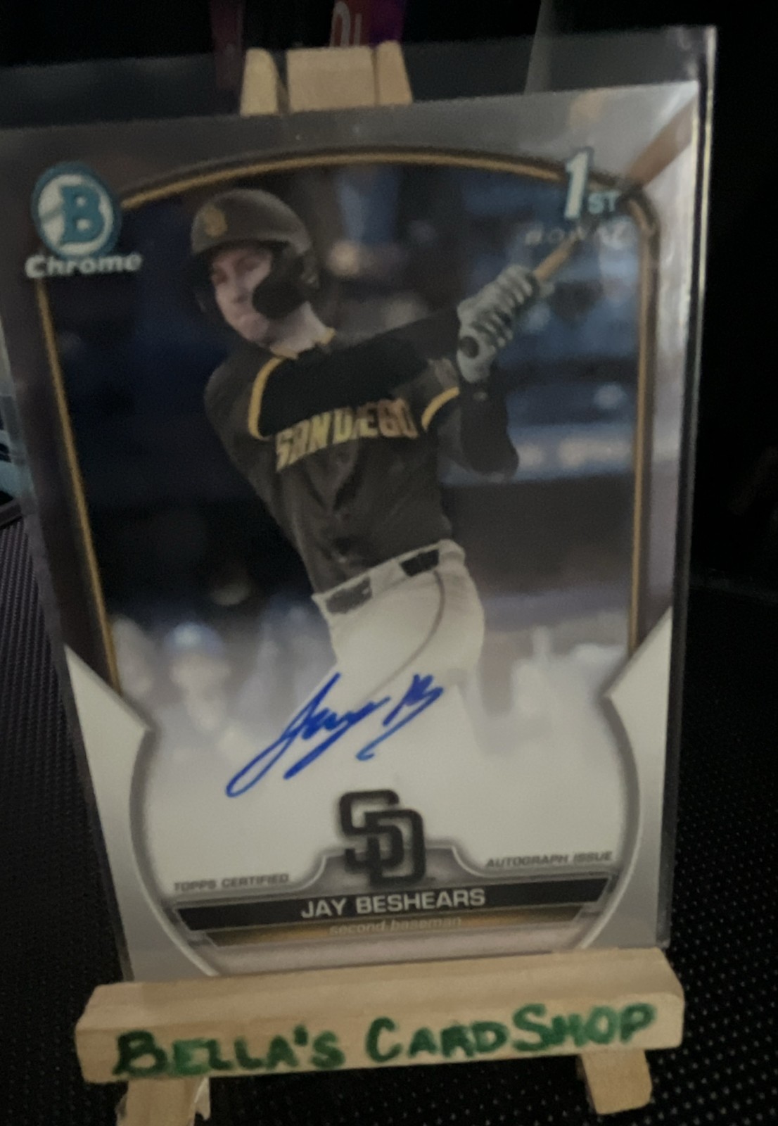 2023 Bowman Draft - Chrome Prospect Autographs Jay Beshears #CDA-JBE (AU, RC)