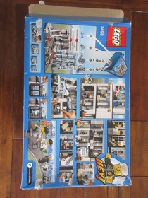 LEGO CITY POLICE STATION 7498 box manual DISCOUNT SHIPPING AVAILABLE PLEASE READ