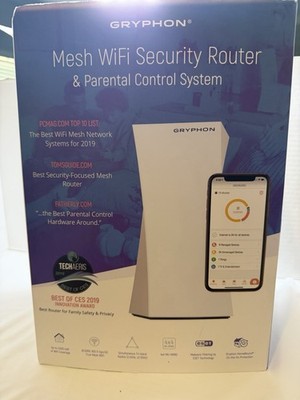 Gryphon Tower Super-Fast Mesh WiFi Router Advanced Firewall Parental Control
