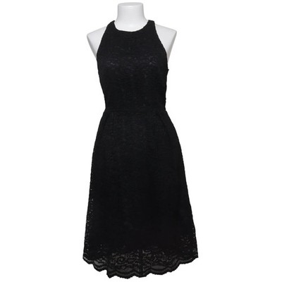 Lindex, Kleid, Größe: 38, Schwarz, Polyamid/Polyester/Viskose, Einfarbig #mKy