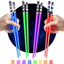 Lightsaber Chopsticks Star Wars Light Up - LED Glowing Light Saber Chop Stick...