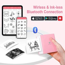 Phomemo M02 Mini Bluetooth Thermal Printer roz