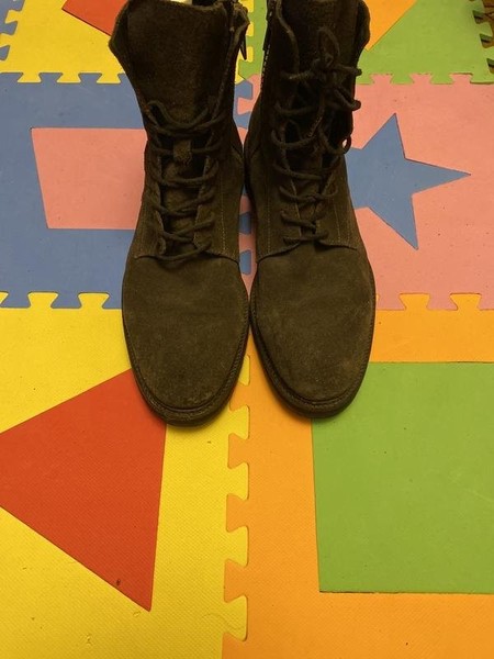 Men AllSaints Boots Grey Suede 41
