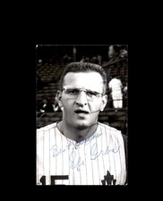 Eli Grba Signed Vintage Photo Postcard Toronto Maple Leafs Autograph