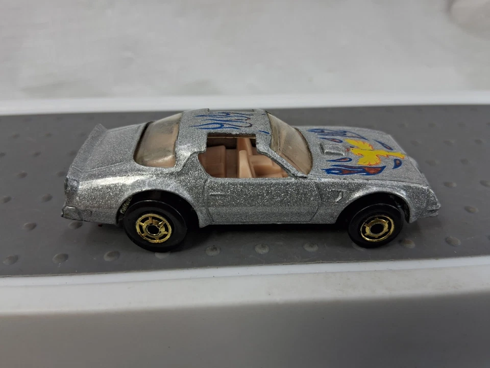 Hot Wheels Hit Ones Hot Bird Pontiac Firebird Trans Am plateado fundido a presión Foto 3 de 4