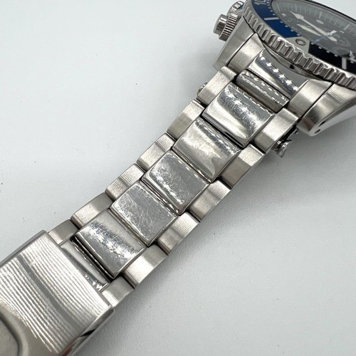 SEIKO Prospex V175-0AD0 Solar Chronograph Men's Diver Watch Blue - Picture 5 of 11